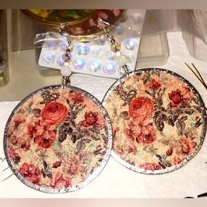 ❤️BIG SALE Handmade large  one of a kind earrings